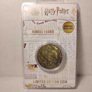 Harry Potter Rubeus Hagrid Collectible Coin Limited Edition Pin Badge
